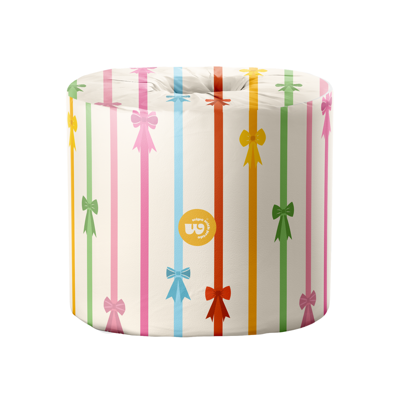 100% Bamboo Toilet Paper - Christmas