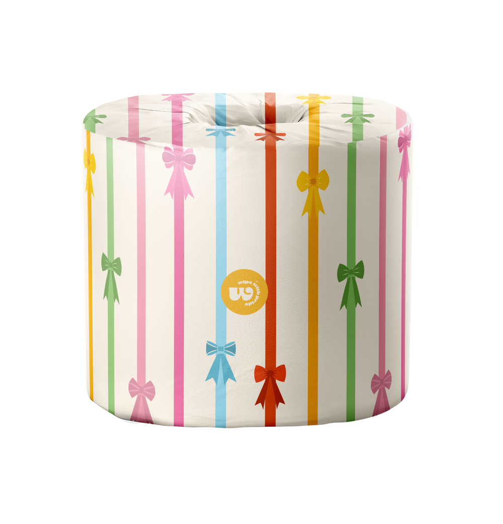 100% Bamboo Toilet Paper - Christmas