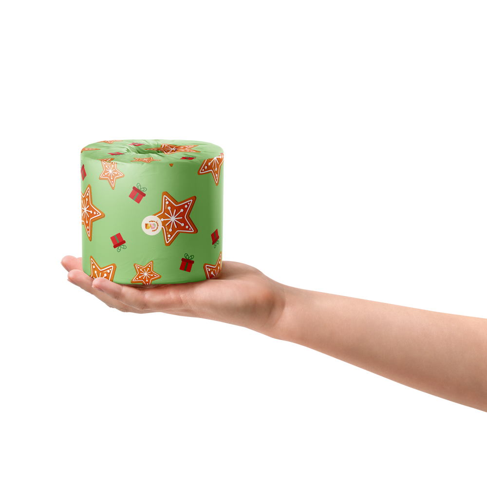 100% Bamboo Toilet Paper - Christmas