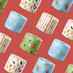 100% Bamboo Toilet Paper - Christmas