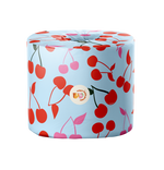 Stylish bamboo toilet paper roll with funky packaging