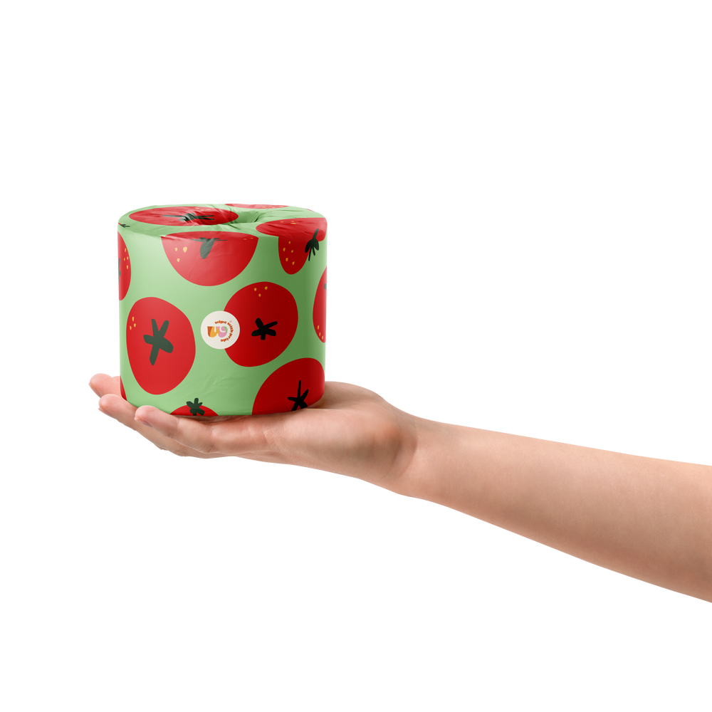 Fruit Collection Bamboo Toilet Paper, Wipe with Pride  