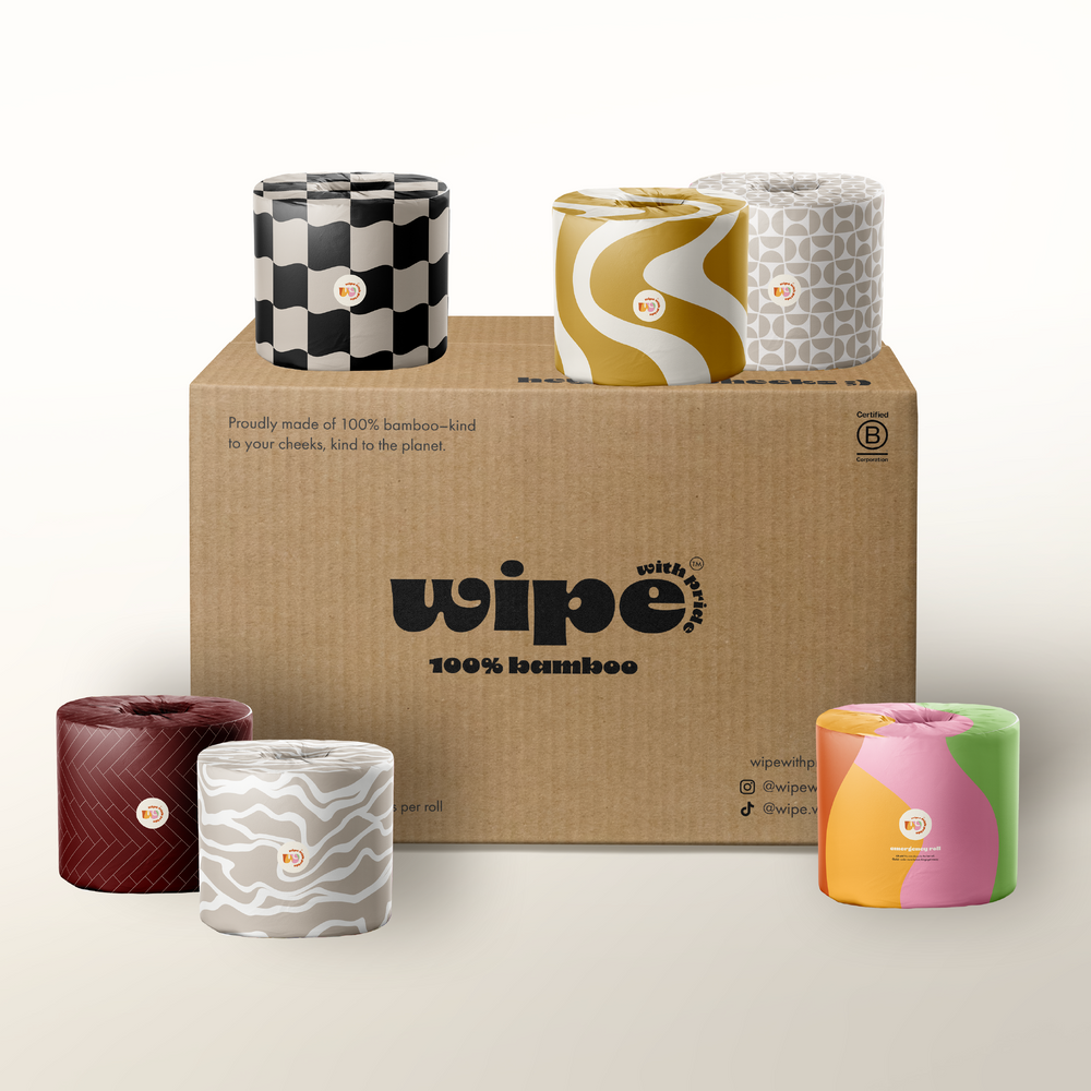 Premium 100% Bamboo Toilet Roll